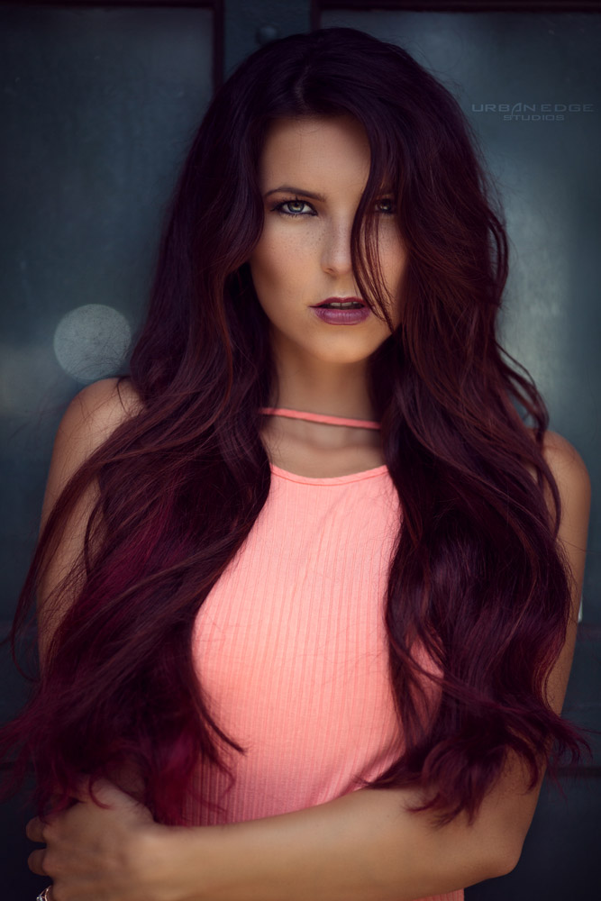 Studio portrait — clean beauty lighting and soft retouching